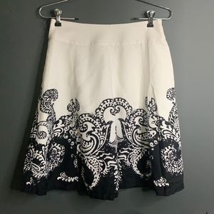 • White House|Black Market Cotton/Silk Skirt